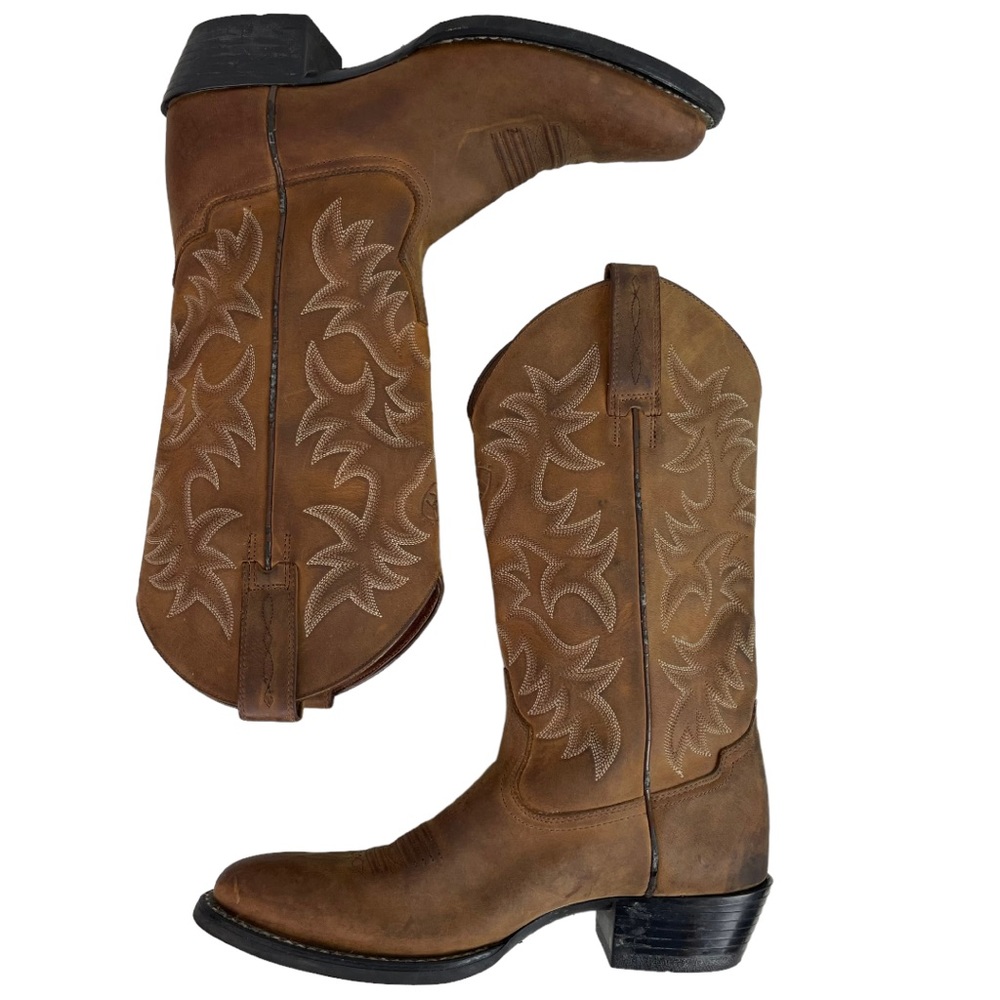 Ariat Heritage R Western Boot - Distressed Brown - Men’s Size 7D - Picture 12 of 14
